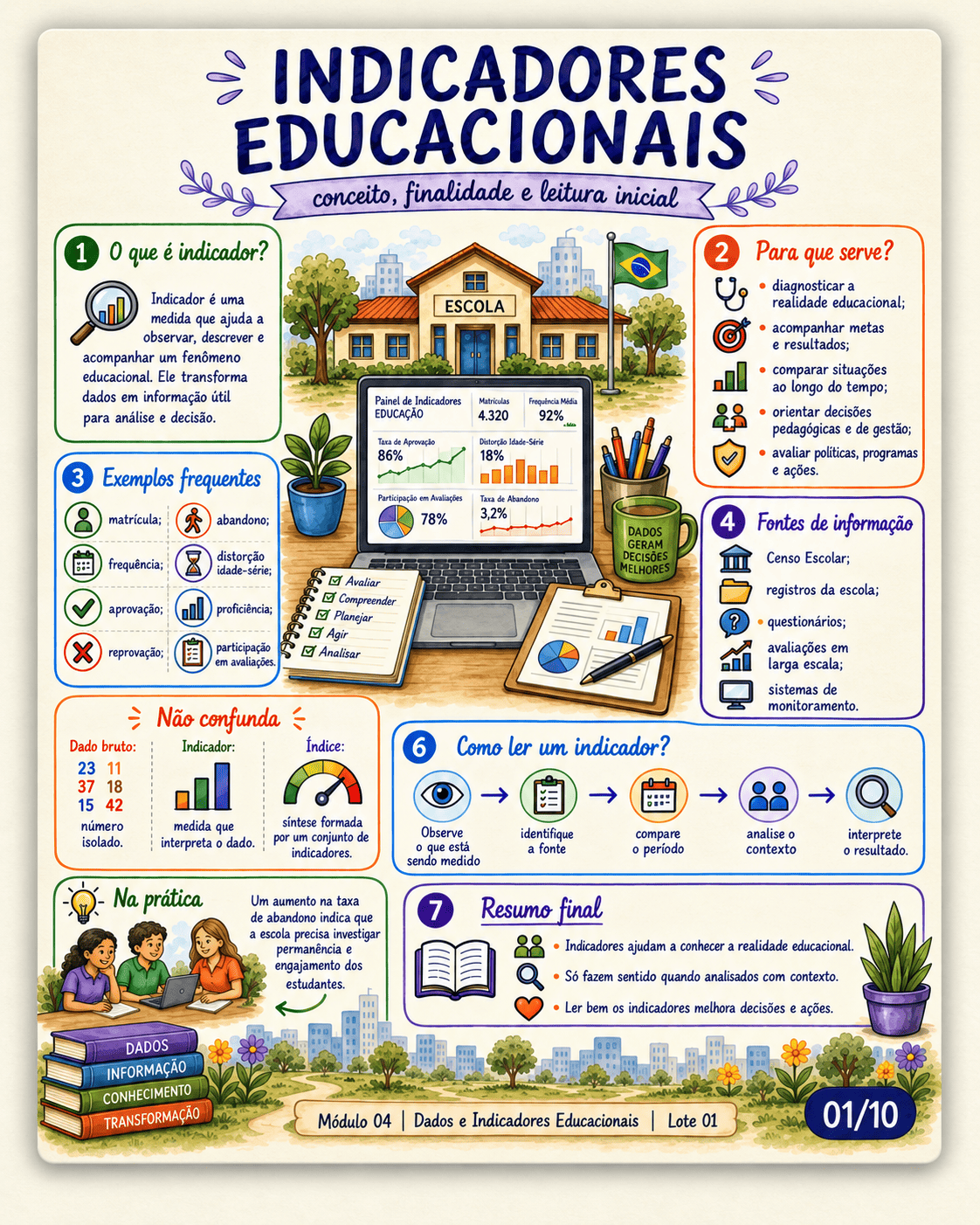 Mapa visual 2 do Kit SEDUC CE